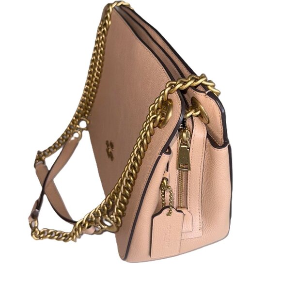 Coach Bryant Convertible Carryall Beachwood Leather Bag LIKE NEW - Picture 3 of 10